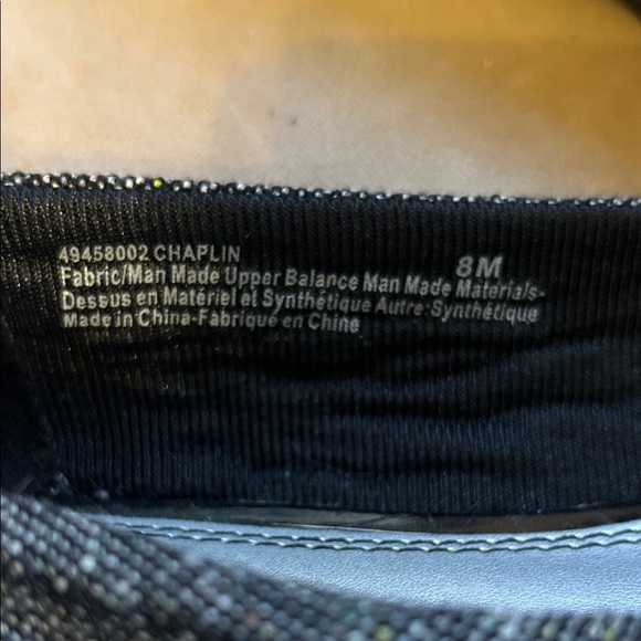 Black & Gray patent and tweed fabric Loafers - Picture 8 of 8